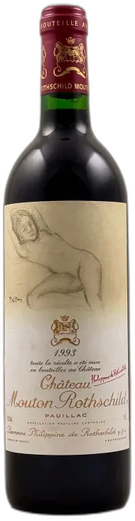 photos du vin Mouton Rothschild Pauillac 1993
