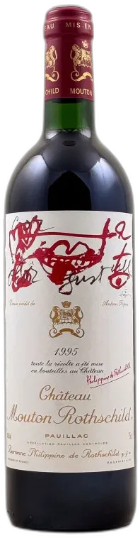 photos du vin Mouton Rothschild Pauillac 1995