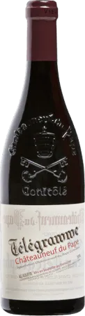 photo du vin Châteauneuf-du-Pape Télégramme Vignobles Brunier