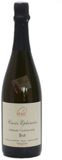 capture du vin Domaine Julien Braud Méthode Cuvée Ephemere