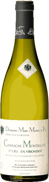 photo du vin Aoc Chassagne Montrachet 1er Cru en Virondot Domaine Marc Morey