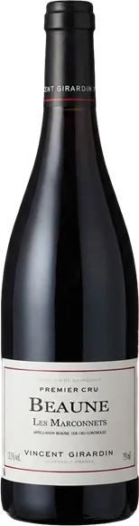 image du vin Beaune 1er Cru les Marconnets Rouge 2017 Maison Vincent Girardin
