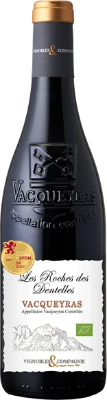 photo du vin Vacqueyras Vignobles et Compagnie Rouge 2020 les Roches des Dentelles