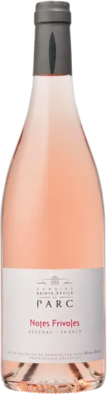 photo du vin Pays d’Hérault Pays de Caux Notes Frivoles Rosé 2024 Domaine Sainte Cécile du Parc