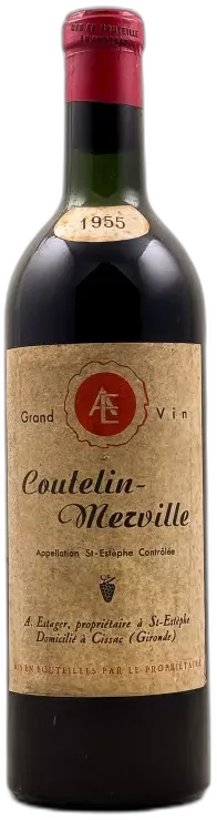photo du vin Coutelin-Merville Saint Estèphe 1955