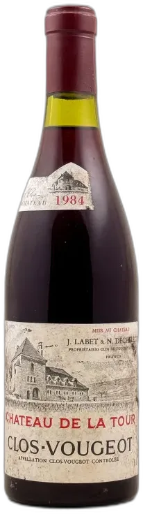 photo du vin Château de la Tour Clos Vougeot 1984