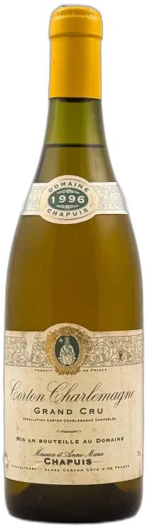 photo du vin Chapuis Frères Corton Charlemagne 1996