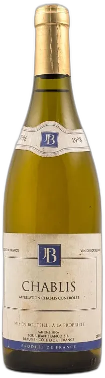 photo du vin Jean François b Chablis 1998