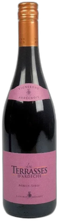 photo du vin les Terrasses Rouge Vignerons Ardechois