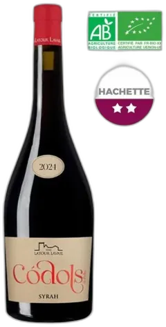 image du vin Mas Latour Lavail Codols de Pedra 2024 Pays d’oc Syrah Vin Rouge de Languedoc Bio