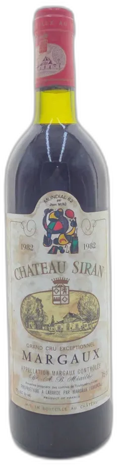 photo du vin Château "Siran" Margaux Rouge