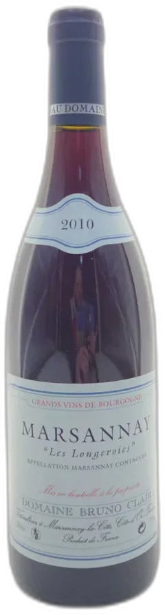 illustration du vin Marsannay les Longeroies Domaine Bruno Clair 2010