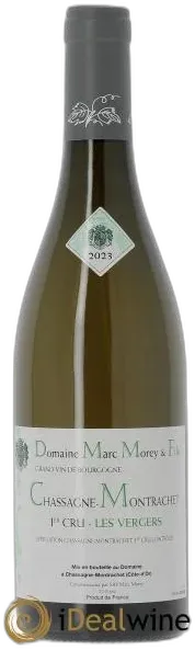 illustration du vin Chassagne-Montrachet 1er Cru les Vergers Marc Morey