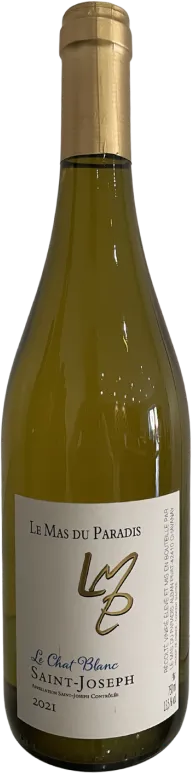 photo du vin Saint-Joseph Blanc le Chat Blanc Domaine le Mas du Paradis