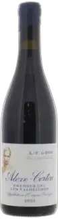illustration du vin Aloxe Corton 1er Cru les Valozieres 2023 af Gros