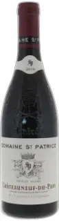 image du vin Chateauneuf du Pape Vieilles Vignes Domaine Saint Patrice