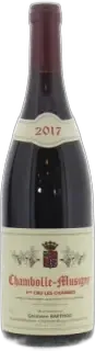 vue du vin Chambolle Musigny les Charmes 1er Cru 2017 Ghislaine Barthod