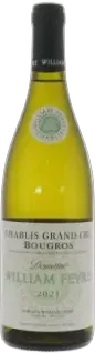 vue du vin Chablis Grand Cru Bougros 2021 Domaine William Fèvre
