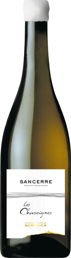 vue du vin Clement & Florian Berthier Sancerre les Chasseignes 2022