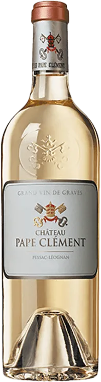 vue du vin Château Pape Clément, a O.p Pessac-Léognan, Vin Blanc
