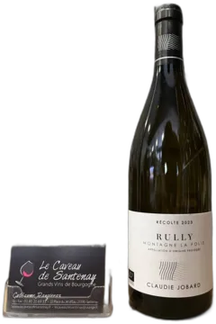 photo du vin Rully Montagne la Folie Blanc 2023 Domaine Claudie Jobard