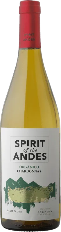 image du vin Spirit of The Andes Organic Chardonnay, Mendoza, Vin Blanc