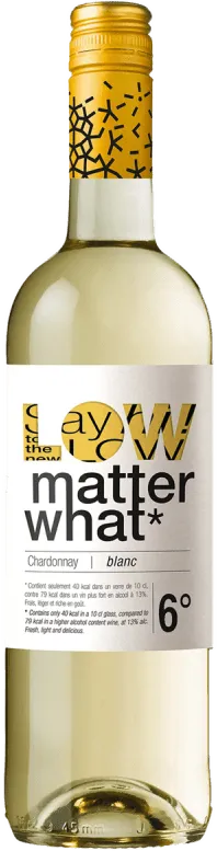 photos du vin Low Matter What*Chardonnay 6° Non Mill, Vin de France Partiellement Désalcoolisé, Vin Blanc