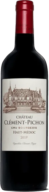 vue du vin Château Clément-Pichon, a O.p Haut-Médoc, Vin Rouge