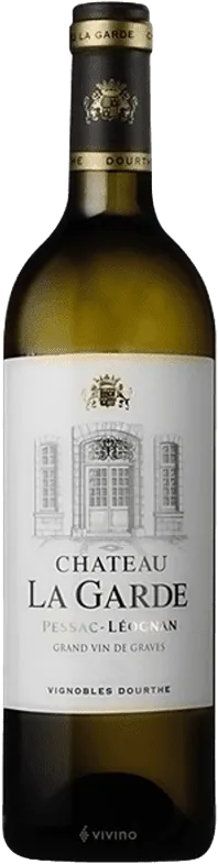 vue du vin Château la Garde, a O.p Pessac-Léognan, Vin Blanc