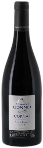 capture du vin Cornas Terre Brûlée Bio Domaine Lionnet Rouge 2022