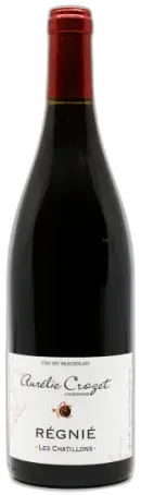 vue du vin Régnié Lachat Cru du Beaujolais Aurélie Crozet Rouge 2025 Bio