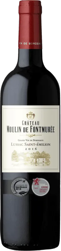 image du vin Château Moulin de Fontmurée, a O.p Lussac Saint-Émilion, Vin Rouge
