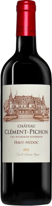 vue du vin Château Clément-Pichon, a O.p Haut-Médoc, Vin Rouge