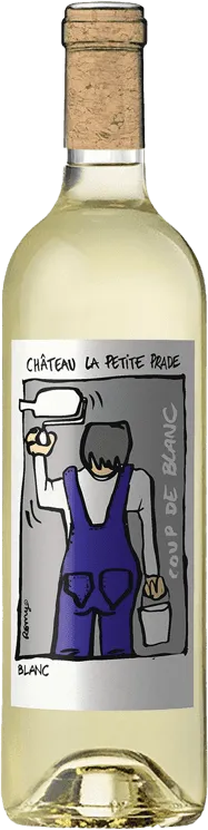 capture du vin Coup de Blanc du Château la Petite Prade, a O.p Entre-Deux-Mers, Vin Blanc