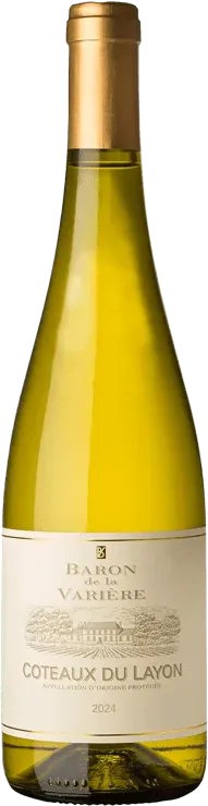 vue du vin Baron de la Varière, a O.p Coteaux du Layon, Vin Blanc Moelleux