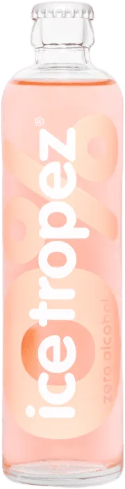 capture du vin Ice Tropez 0° Non Millésimé, Cocktail Sans Alcool Saveur Pêche, Vin Rosé