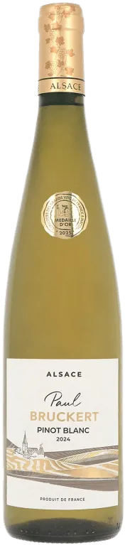 image du vin Paul Bruckert Pinot Blanc, a O.p Alsace Pinot Blanc, Vin Blanc