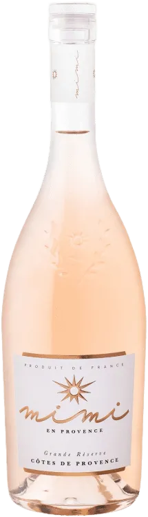 vue du vin Mimi en Provence "Grande Réserve" a O.p Côtes de Provence, Vin Rosé
