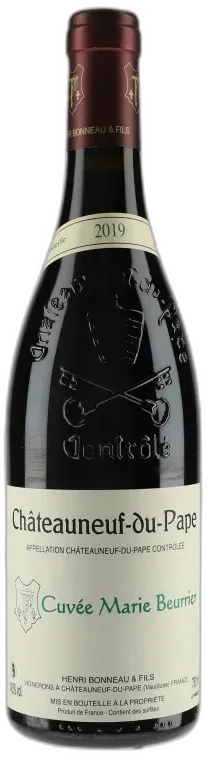 photo du vin Châteauneuf-du-Pape Cuvée Marie Beurrier 2019