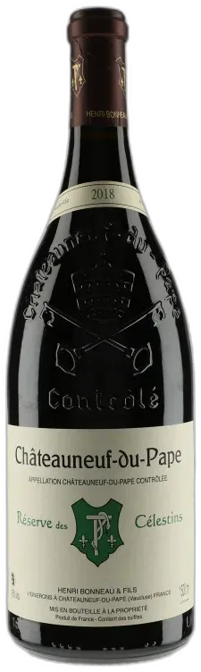 photo du vin Châteauneuf-du-Pape Réserve des Céléstins 2018