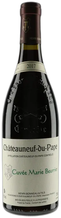 capture du vin Châteauneuf-du-Pape Cuvée Marie Beurrier 2017