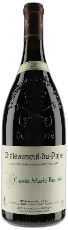 capture du vin Châteauneuf-du-Pape Cuvée Marie Beurrier 2017