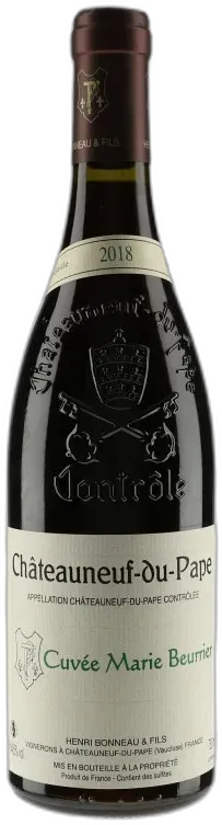 photo du vin Châteauneuf-du-Pape Cuvée Marie Beurrier 2018