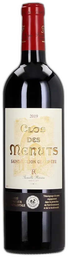 illustration du vin st Emilion Grand Cru Aoc Clos des Menuts 2019