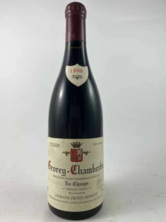 photo Gevrey-Chambertin en Champs Vieille Vigne Domaine Denis Mortet 1998