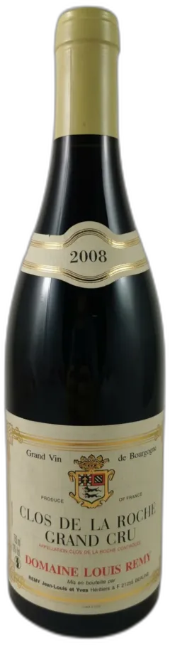 photo Clos de la Roche Domaine Louis Remy Chantal Remy 2008