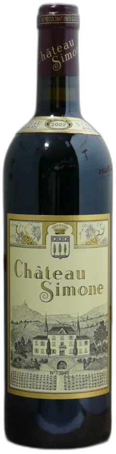 capture du vin Simone Rouge Château Simone 2020