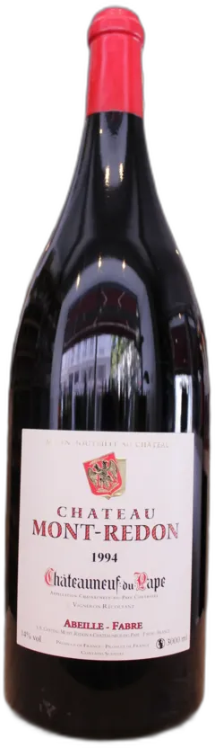 vue du vin Château Mont-Redon Châteauneuf-du-Pape le Plateau de Mont-Redon 2016