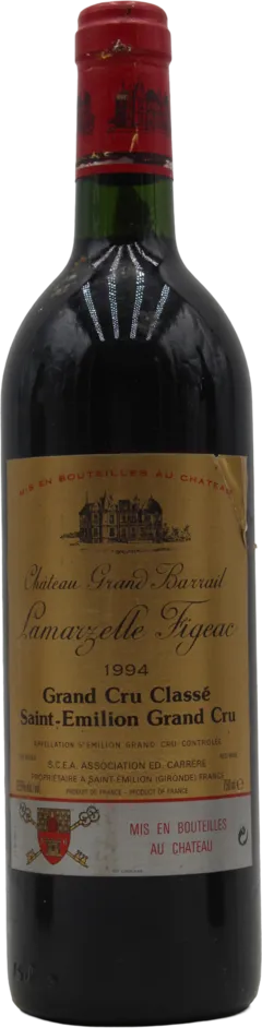 photo du vin Château Grand Barrail Lamarzelle Figeac Saint-Emilion Grand Cru Classé 1973