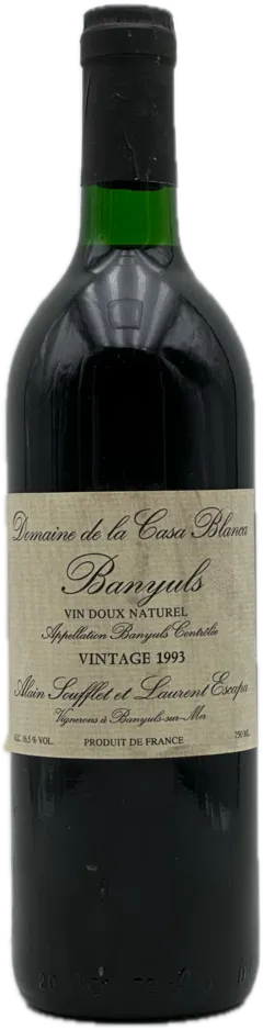 photos du vin Banyuls 1993 Domaine de la Casa Blanca